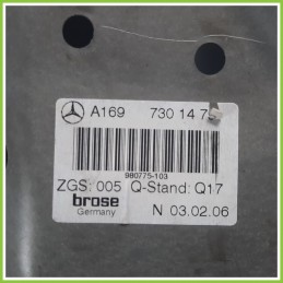 Alzacristalli Alzavetro Elettrico Posteriore Destro DX MERCEDES-BENZ Classe A W/C169 A1697301479 2004 2013