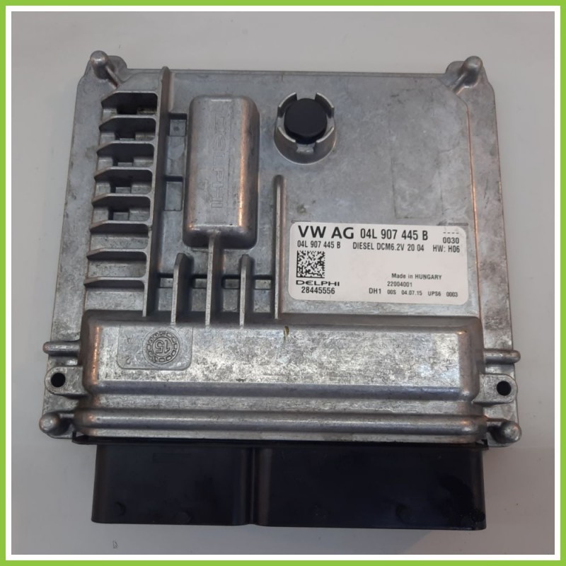 Centralina Motore Iniezione ECU DELPHI 28445556 SEAT LEON 1.6 TDI 04L907445B 2012 2017