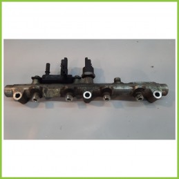 Rail con iniettori carburante FIAT ULYSSE 2F RHW 2.0 JTD 9641654080 2002 2010 BOSCH 044521017