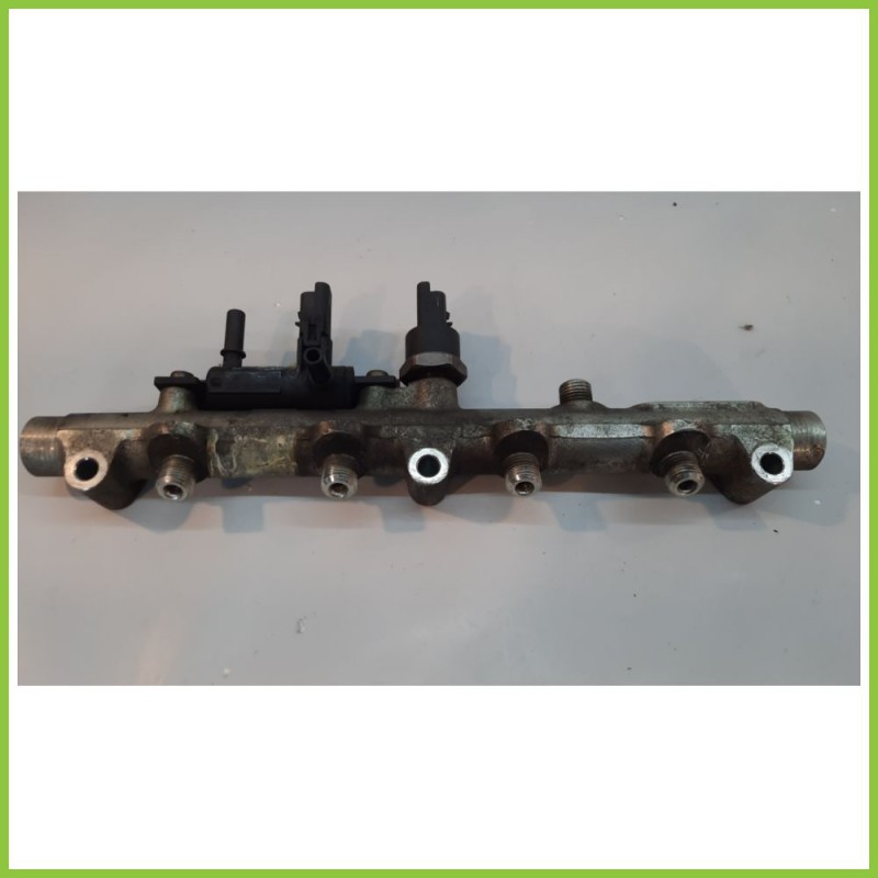 Rail con iniettori carburante FIAT ULYSSE 2F RHW 2.0 JTD 9641654080 2002 2010 BOSCH 044521017