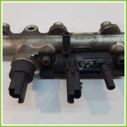 Rail con iniettori carburante FIAT ULYSSE 2F RHW 2.0 JTD 9641654080 2002 2010 BOSCH 044521017