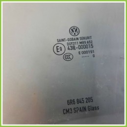 Cristallo Laterale Scendente Posteriore Sinistro SX VOLKSWAGEN POLO 6R 5 Porte 6R6845205B 2009 2012