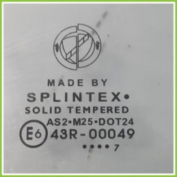 Cristallo Laterale Scendente Posteriore Sinistro SX FIAT IDEA 4D/2S 5 Porte 51754303 2003 2012