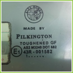 Cristallo Laterale Scendente Anteriore Sinistro SX ALFA ROMEO 147 W8 5 Porte 46558622 2000 2006 PILKINGTON