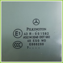 Cristallo Laterale Scendente Anteriore Sinistro SX MERCEDES-BENZ Classe A W/C169 5 Porte A1697250110 2004 2013 PILKINGTON