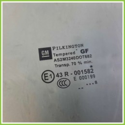 Cristallo Laterale Scendente Posteriore Sinistro SX OPEL ZAFIRA A05 5 Porte 93184337 2005 2010