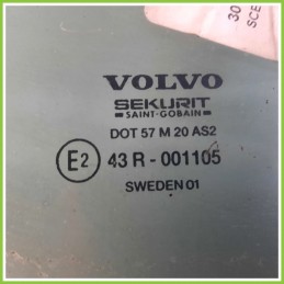 Cristallo Laterale Scendente Anteriore Sinistro SX VOLVO S60 4 Porte 30753468 2000 2009 SEKURIT