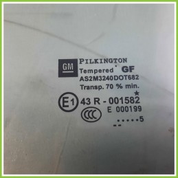 Cristallo Laterale Scendente Anteriore Sinistro SX OPEL ASTRA A04 5 Porte 90521809 2004 2011 PILKINGTON