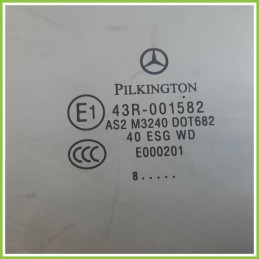 Cristallo Laterale Scendente Anteriore Sinistro SX MERCEDES-BENZ Classe C W/S204 4 Porte A2047250110 2007 2011 PILKINGTON
