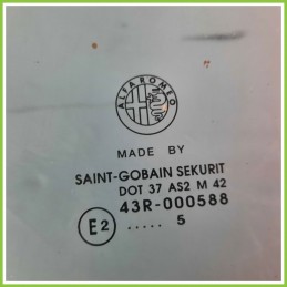 Cristallo Laterale Scendente Anteriore Sinistro SX ALFA ROMEO 147 W8 5 Porte 46558622 2004 2011