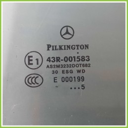 Cristallo Laterale Scendente Posteriore Sinistro SX MERCEDES-BENZ Classe B T245 5 Porte A1697351310 2005 2013 PILKINGTON