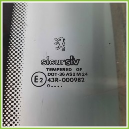 Cristallo Laterale Scendente Anteriore Destro DX PEUGEOT 406 920294 1999 2004 SICURSIV