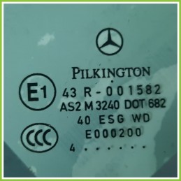 Cristallo Laterale Scendente Anteriore Sinistro SX MERCEDES-BENZ Classe A W/C169 5 Porte A1697250110 2004 2013 PILKINGTON
