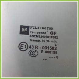 Cristallo Laterale Scendente Anteriore Destro DX OPEL ZAFIRA A05 5 Porte 93184336 2005 2010 PILKINGTON