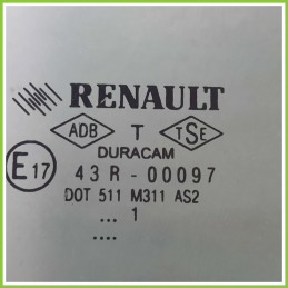 Cristallo Laterale Scendente Posteriore Destro DX RENAULT MEGANE 1a Serie 5 Porte 7700433697 1999 2003