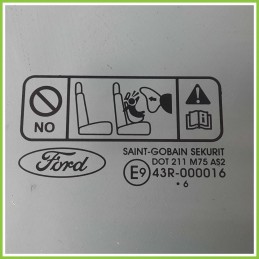 Cristallo Laterale Scendente Anteriore Destro DX FORD FOCUS CAP 5 Porte 1342622 2004 2008 SAINT-GOBAIN