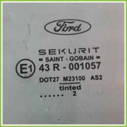 Cristallo Laterale Scendente Anteriore Sinistro SX FORD FOCUS CAK 5 Porte 1088905 1998 2002 SEKURIT