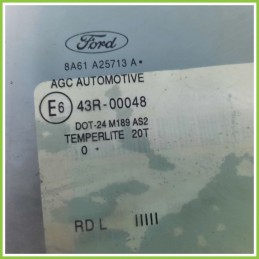 Cristallo Laterale Scendente Posteriore Sinistro SX FORD FIESTA CB1 5 Porte 1591458 2008 2013