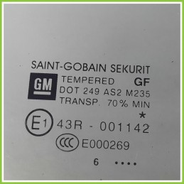 Cristallo Laterale Scendente Anteriore Destro DX OPEL CORSA S07 5 Porte 13188460 2006 2011 SAINT-GOBAIN