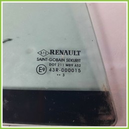 Cristallo Laterale Fisso Posteriore Destro DX RENAULT MEGANE 3a Serie 5 Porte 833060008R 2012 2014 SAINT-GOBAIN