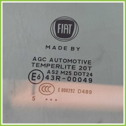 Cristallo Laterale Scendente Anteriore Destro DX FIAT 500L 73 5 Porte 51883737 2012 2018