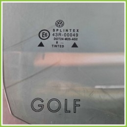 Cristallo Laterale Scendente Posteriore Sinistro SX VOLKSWAGEN GOLF 1J 3 Porte 1J6845025H 1997 2006 SPLINTEX