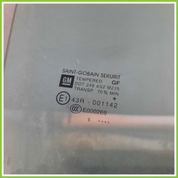 Cristallo Laterale Scendente Posteriore Destro DX OPEL CORSA S07 5 Porte 13188527 2006 2011 SAINT-GOBAIN