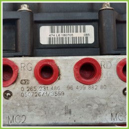 Centralina ABS Modulo Pompa BOSCH 0265800395 0265231486 PEUGEOT 307 Originale Usato