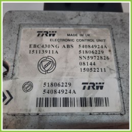 Centralina ABS Modulo Pompa TRW EBC430NG 54084924A LANCIA YPSILON TI Originale Usato