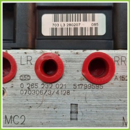 Centralina ABS Modulo Pompa BOSCH 0265800673 0265232021 FIAT PANDA 2Q Originale Usato