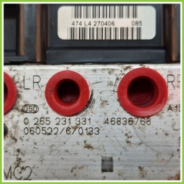 Centralina ABS Modulo Pompa BOSCH 0265800315 0265231331 FIAT PUNTO VAN 2U Originale Usato