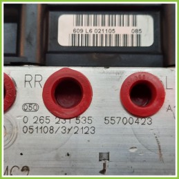 Centralina ABS Modulo Pompa BOSCH 0265800421 0265231535 FIAT GRANDE PUNTO 2Y Originale Usato