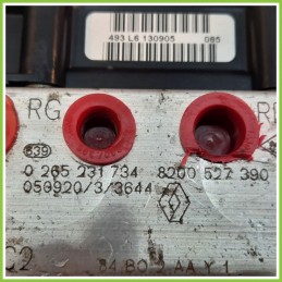 Centralina ABS Modulo Pompa BOSCH 0265800519 0265231734 RENAULT MEGANE 2a Serie Originale Usato