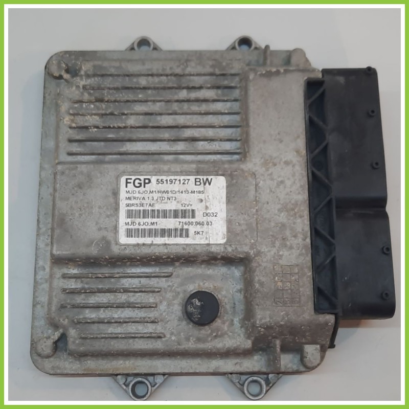 Centralina Motore Iniezione ECU MAGNETI MARELLI MJD6JO.M1 OPEL MERIVA X03 1.3 55197127 2003 2010