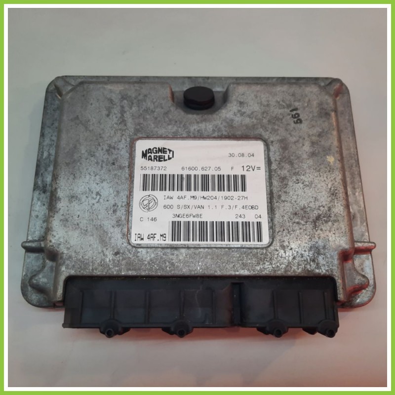 Centralina Motore Iniezione ECU MAGNETI MARELLI IAW4AF.M9 FIAT SEICENTO 1E 1.1 55187372 1998 2005