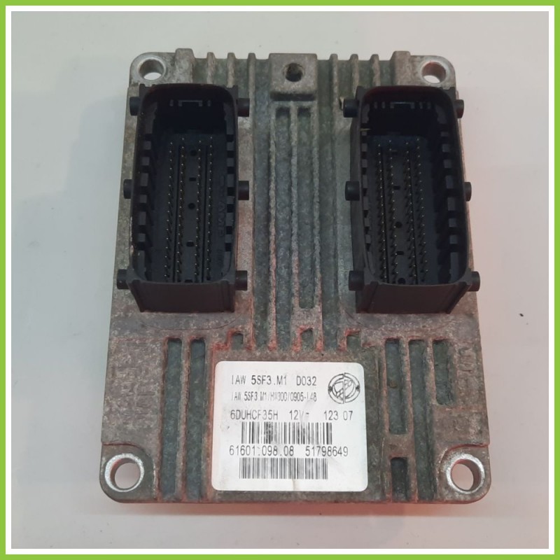 Centralina Motore Iniezione ECU MAGNETI MARELLI IAW5SF3.M1 FIAT GRANDE PUNTO 2Y 1.2 51798649 2005 2008