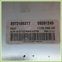 Centralina Motore Iniezione ECU DELPHI 8972406217 OPEL ASTRA T98 1.7 16V 9391249 1998 2004