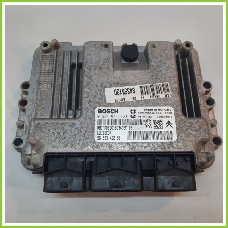 Centralina Motore Iniezione ECU BOSCH 0281011863 PEUGEOT 307 1.6 16V 9659342280 2005 2008