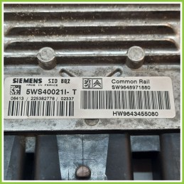 Centralina Motore Iniezione ECU SIEMENS 5WS40021I-T CITROEN C3 1a Serie 1.4 9648971880 2002 2005