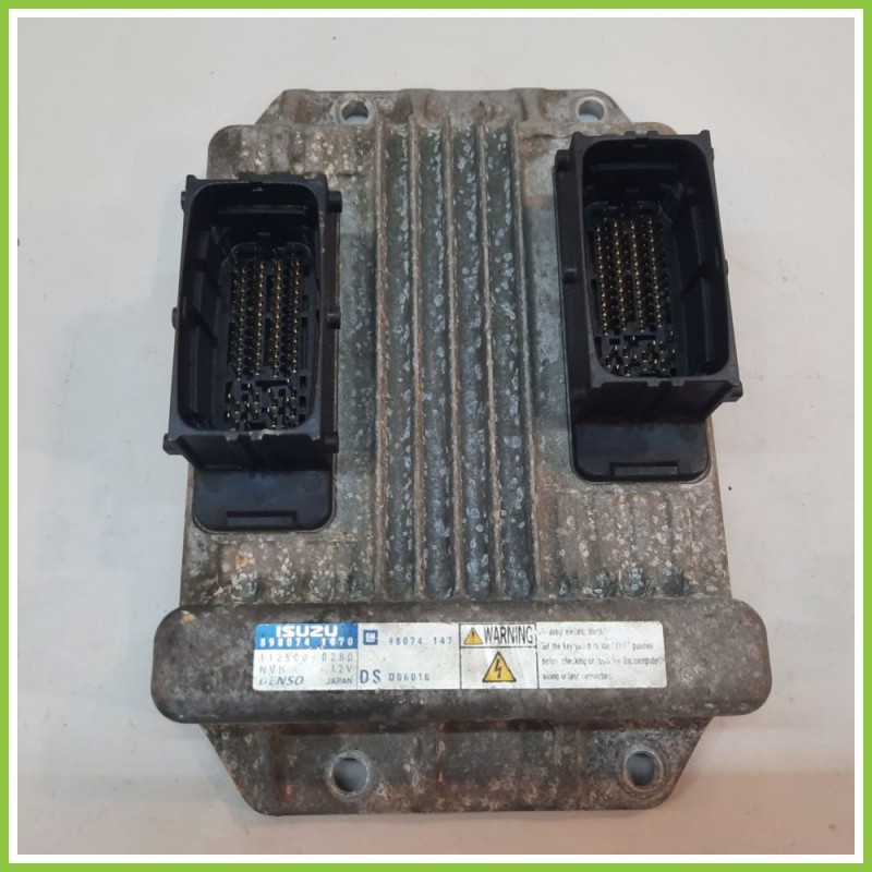 Centralina Motore Iniezione ECU DENSO 112500-0280 OPEL MERIVA X03 1.7 16V 98074147 2003 2010