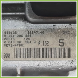 Centralina Motore Iniezione ECU BOSCH 0261206980 FIAT PUNTO 1N/1P 1.2 16V 468019640 1999 2005
