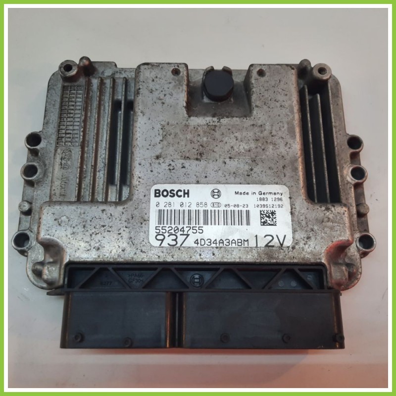 Centralina Motore Iniezione ECU BOSCH 0281012858 ALFA ROMEO 147 W8 1.9 JTD 55204755 2004 2011