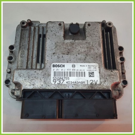 Centralina Motore Iniezione ECU BOSCH 0281012858 ALFA ROMEO 147 W8 1.9 JTD 55204755 2004 2011