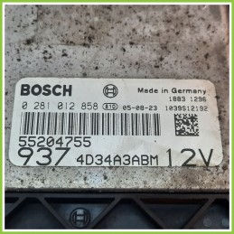 Centralina Motore Iniezione ECU BOSCH 0281012858 ALFA ROMEO 147 W8 1.9 JTD 55204755 2004 2011