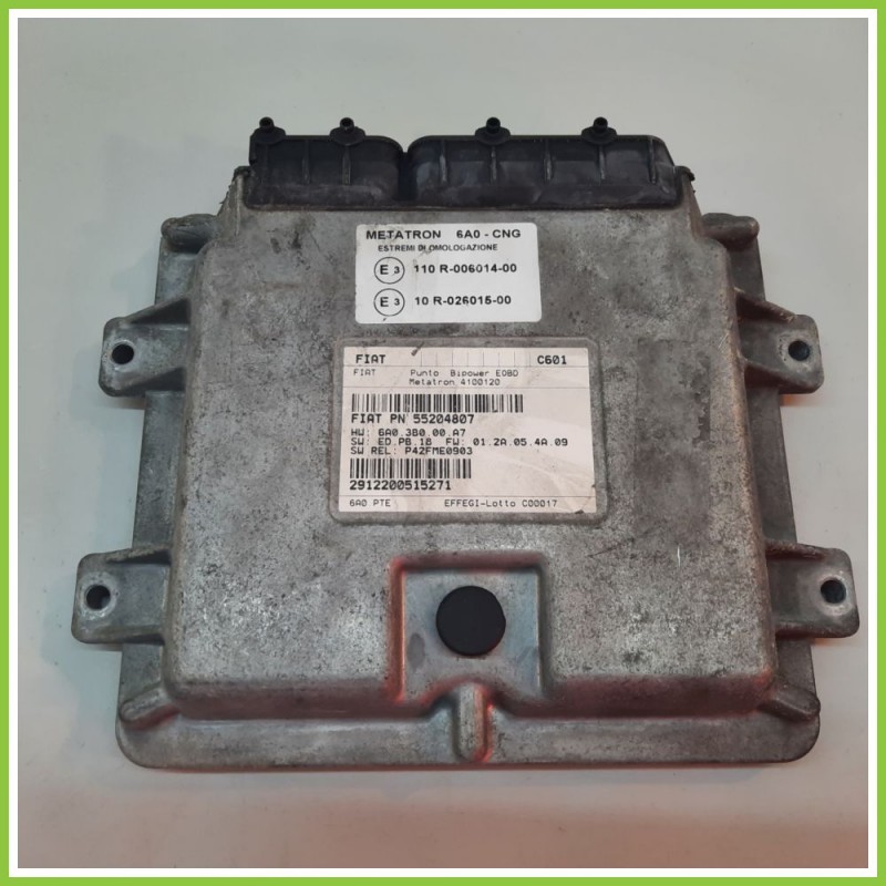 Centralina Motore Iniezione GAS METATRON 4100120 FIAT PUNTO 2U 1.2 8V 55204807 2003 2007
