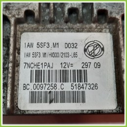 Centralina Motore Iniezione ECU MAGNETI MARELLI IAW5SF3.M1 FIAT PUNTO EVO 3J 1.2 51847326 2009 2013