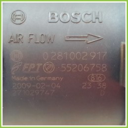 Debimetro Misuratore Massa Aria BOSCH 0281002917 ALFA ROMEO MiTo X6 1.6 16V JTDm 55206758 2008 2011