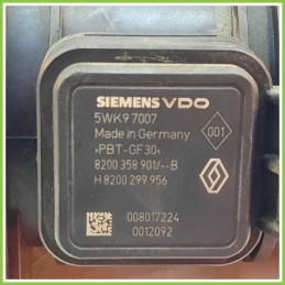 Debimetro Misuratore Massa Aria SIEMENS 5WK97007 NISSAN NOTE E11E 1.5 dCi 8200358901B 2006 2013