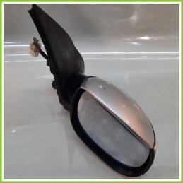 Specchio Specchietto Retrovisore Destro DX GRIGIO CHIARO PEUGEOT 206 1998 2009 MAGNETI MARELLI 018015 Originale Usato