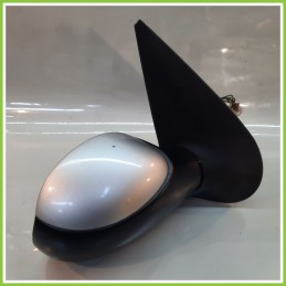 Specchio Specchietto Retrovisore Destro DX GRIGIO CHIARO PEUGEOT 206 1998 2009 MAGNETI MARELLI 018015 Originale Usato
